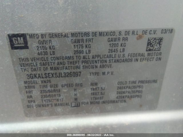 3GKALSEX6JL326097 GMC Terrain Denali