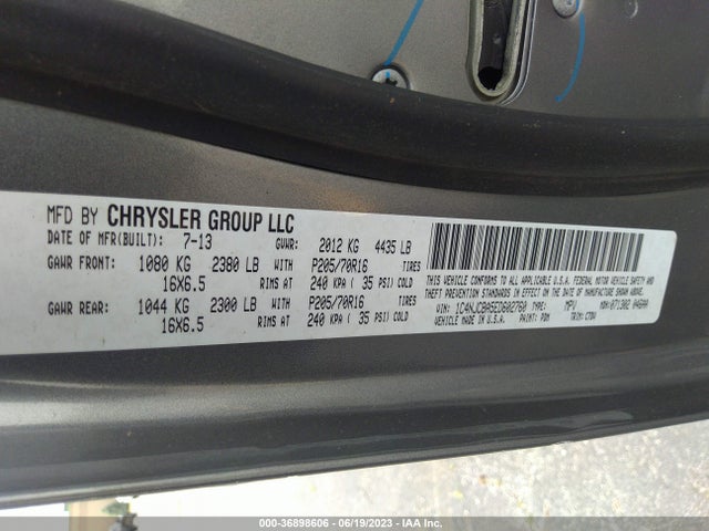 1C4NJCBA5ED602760 Jeep Compass Sport