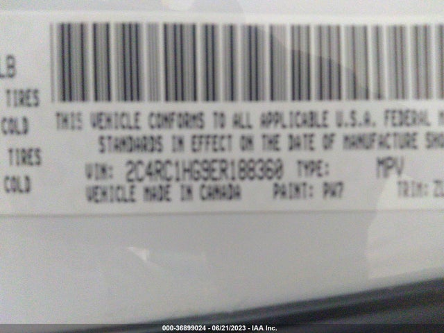 2C4RC1HG9ER188360 Chrysler Town & Country S