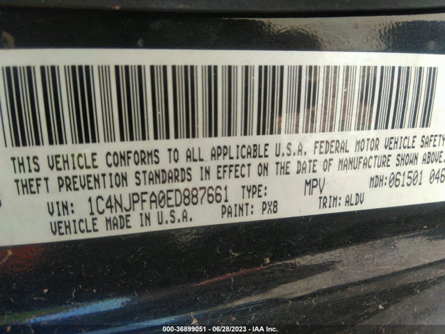 1C4NJPFA0ED887661 Jeep Patriot High Altitude