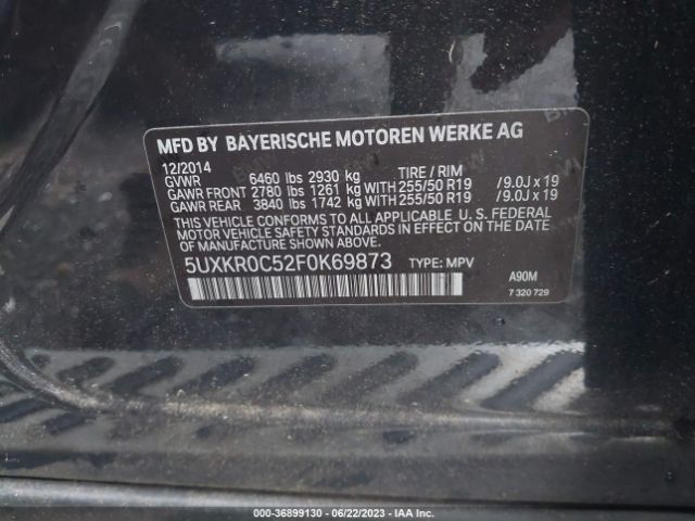 5UXKR0C52F0K69873 BMW X5 Xdrive35i