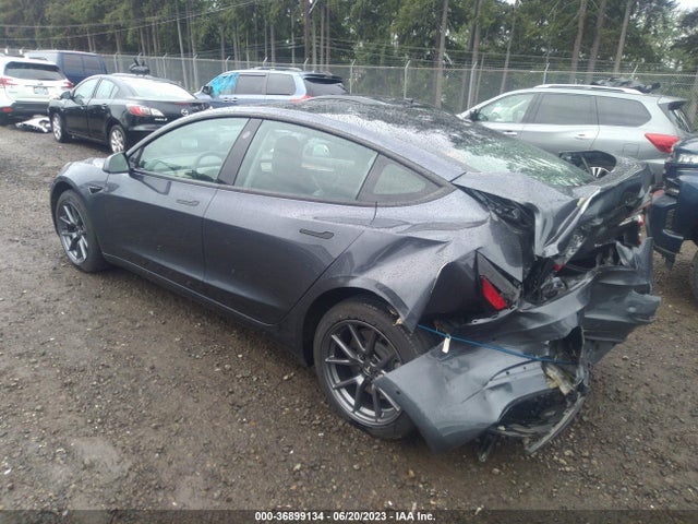 Tesla Model 3 Long Range 2022 5YJ3E1EB8NF257818 Image 3