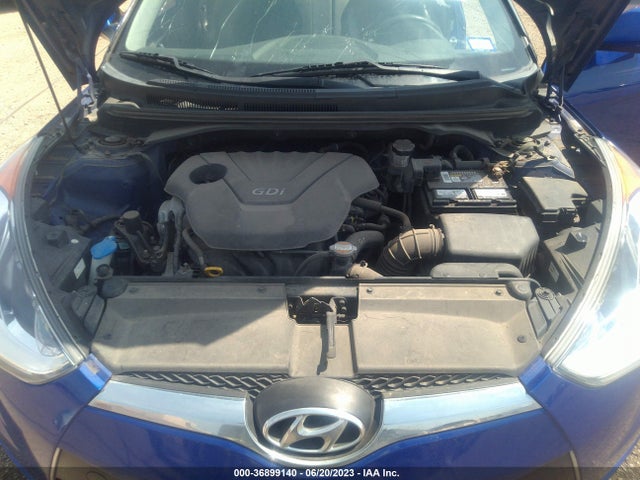 2012 HYUNDAI VELOSTER W/BLACK INT VIN: KMHTC6AD8CU023818