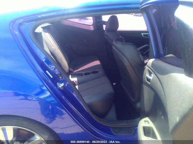2012 HYUNDAI VELOSTER W/BLACK INT VIN: KMHTC6AD8CU023818