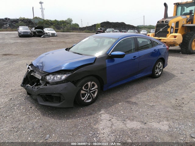 Honda Civic Sedan Lx 2018 2HGFC2F52JH527343 Image 2
