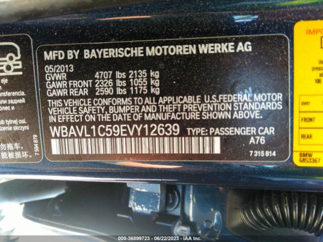 WBAVL1C59EVY12639 BMW X1 Xdrive28i