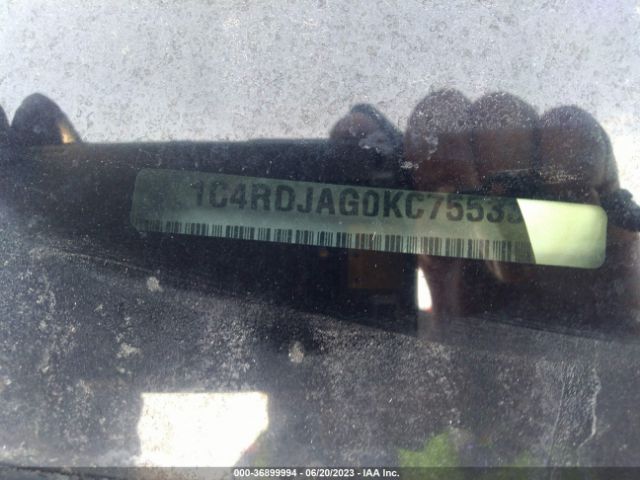 1C4RDJAG0KC755339 Dodge Durango Sxt Plus