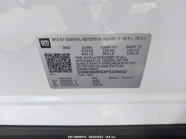 Chevrolet Blazer Lt 2023 3GNKBDRS3PS106032 Image 9