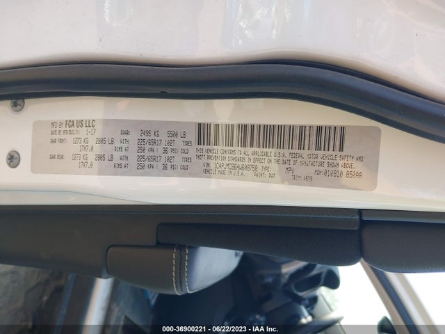 1C4PJMCB6HW608758 Jeep Cherokee Latitude