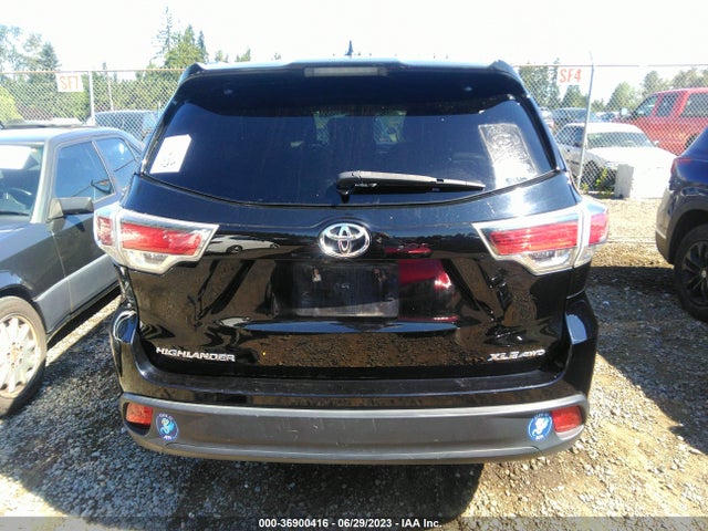 Toyota Highlander Xle 2015 5TDJKRFH9FS210098 Image 9