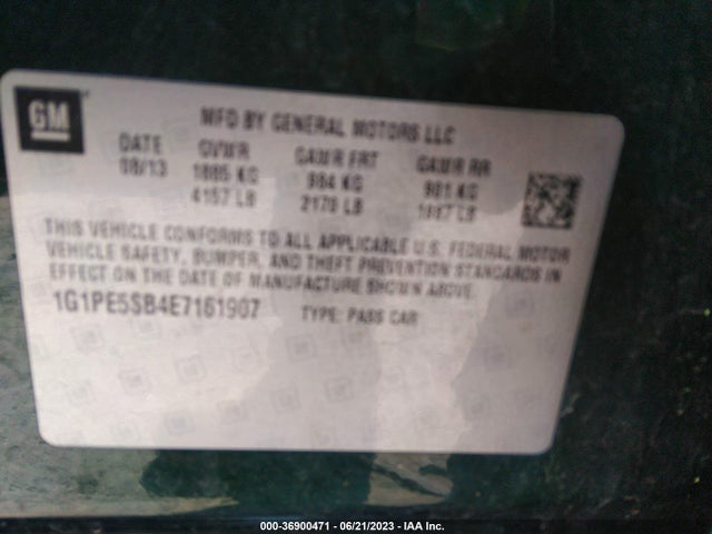 Chevrolet Cruze 2lt 2014 1G1PE5SB4E7161907 Image 9