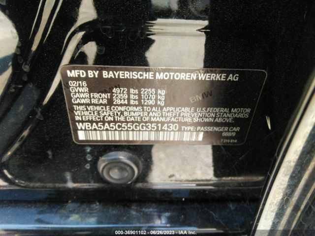 WBA5A5C55GG351430 BMW 5 Series 528i