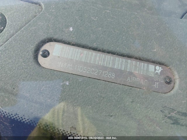 2002 NISSAN ALTIMA S VIN: 1N4AL11D52C271288