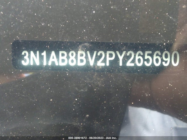 2023 NISSAN SENTRA S VIN: 3N1AB8BV2PY265690