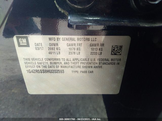 1G4ZR5SS8HU202593 Buick Lacrosse Premium