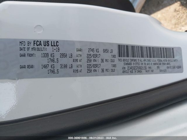 2C4RDGEG7KR621156 Dodge Grand Caravan Gt
