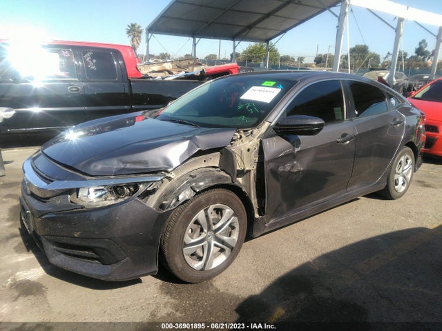 Honda Civic Sedan Lx 2018 2HGFC2F52JH524488 Image 2