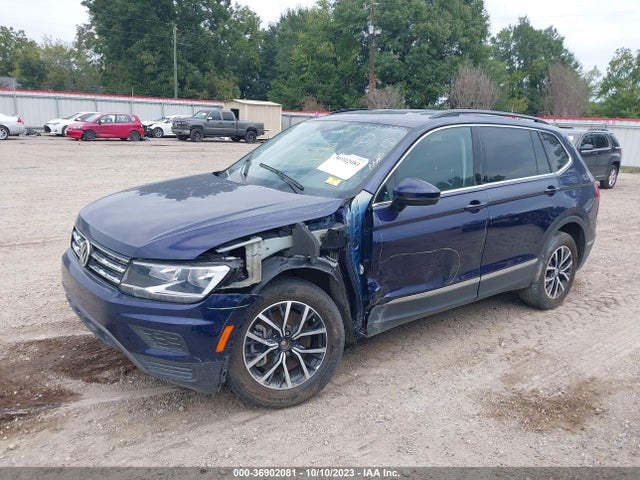 3VV3B7AX2MM122598 Volkswagen Tiguan Se/se R-line Black/sel