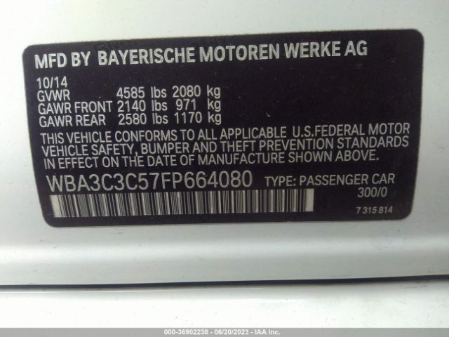 WBA3C3C57FP664080 BMW 3 Series 320i Xdrive