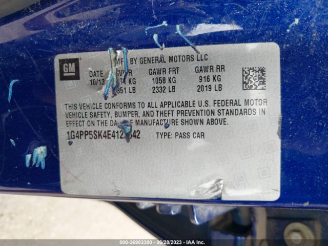 1G4PP5SK4E4123642 Buick Verano