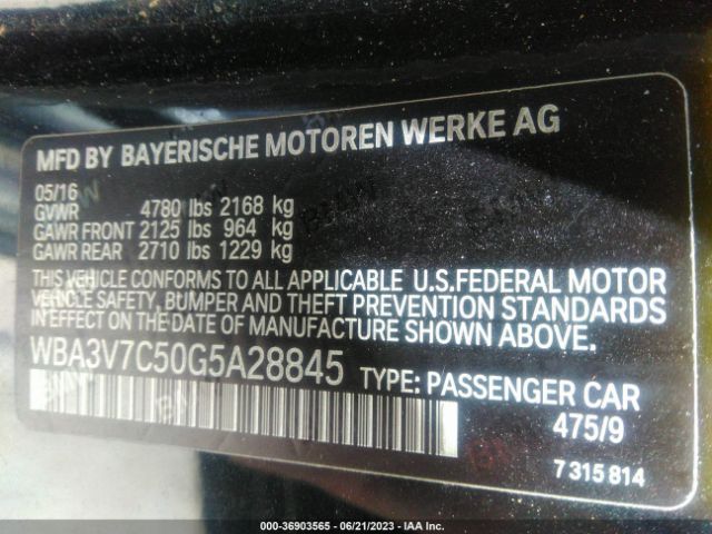 WBA3V7C50G5A28845 BMW 4 Series 428i
