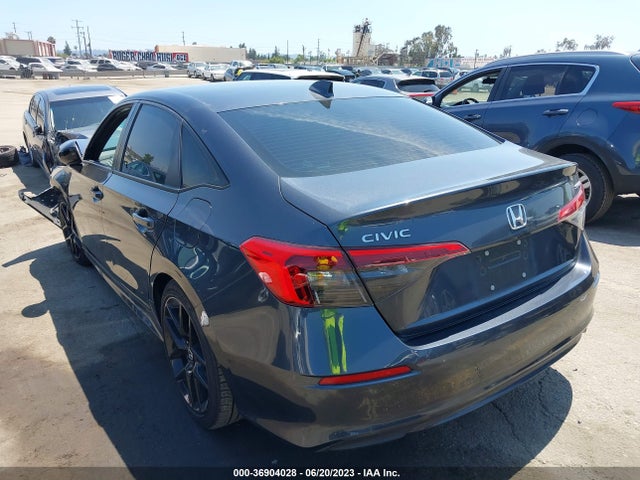 2022 HONDA CIVIC SEDAN SPORT VIN: 2HGFE2F59NH592089