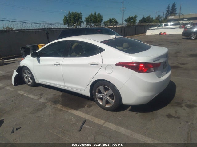 2013 HYUNDAI ELANTRA GLS PZEV VIN: 5NPDH4AE6DH384287