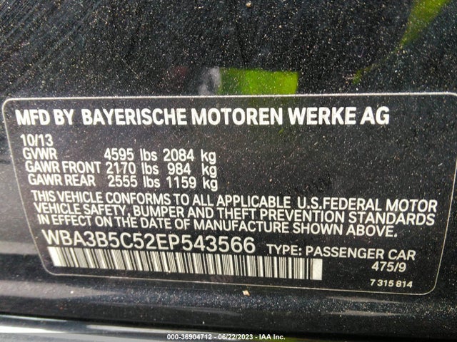 WBA3B5C52EP543566 BMW 3 Series 328i Xdrive