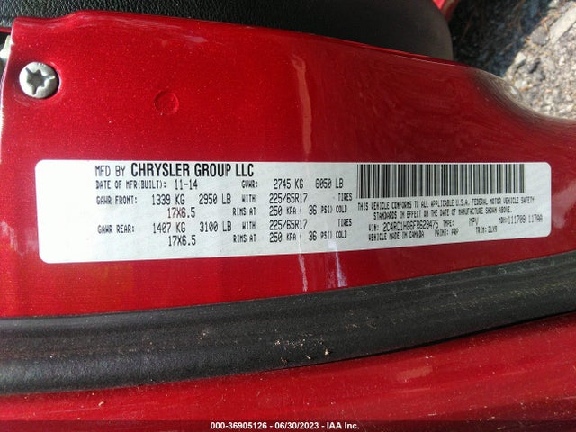2C4RC1HG6FR629475 Chrysler Town & Country S