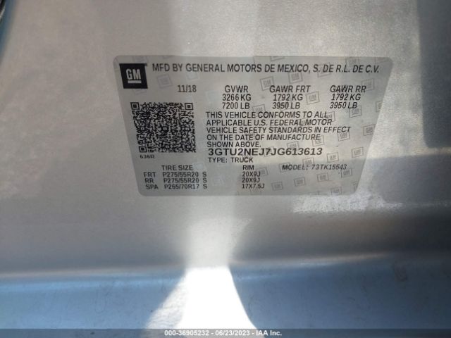 3GTU2NEJ7JG613613 GMC Sierra 1500 Slt