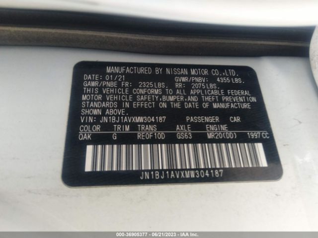 JN1BJ1AVXMW304187 Nissan Rogue Sport S