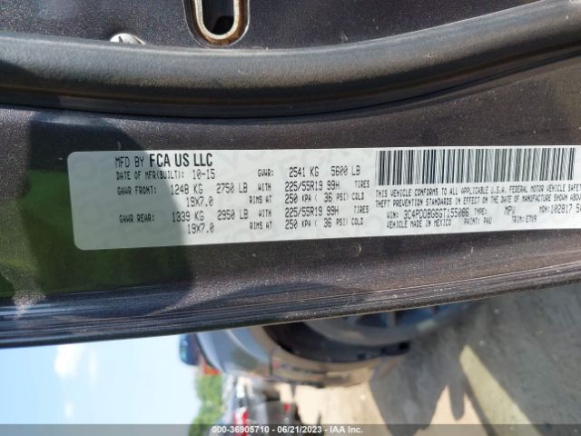 3C4PDDBG6GT155086 Dodge Journey Sxt