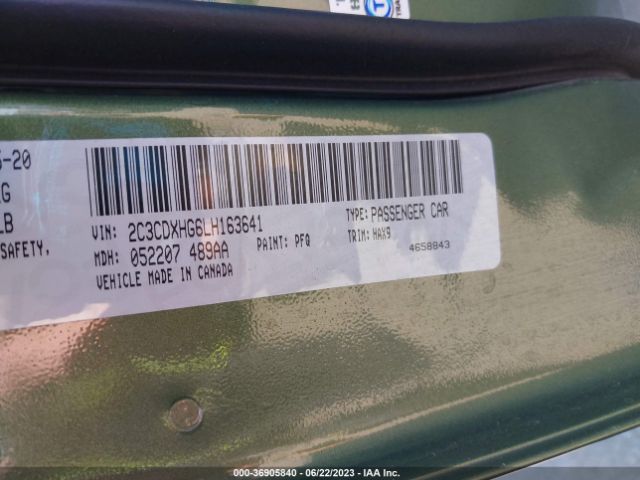2C3CDXHG6LH163641 Dodge CHARGER GT