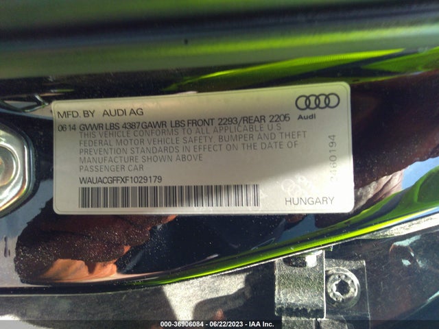 WAUACGFFXF1029179 Audi A3 1.8t Premium