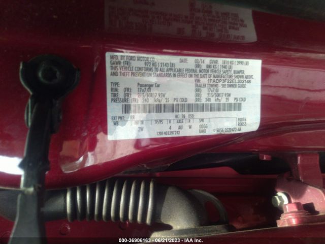 1FADP3F22EL302148 Ford FOCUS SE