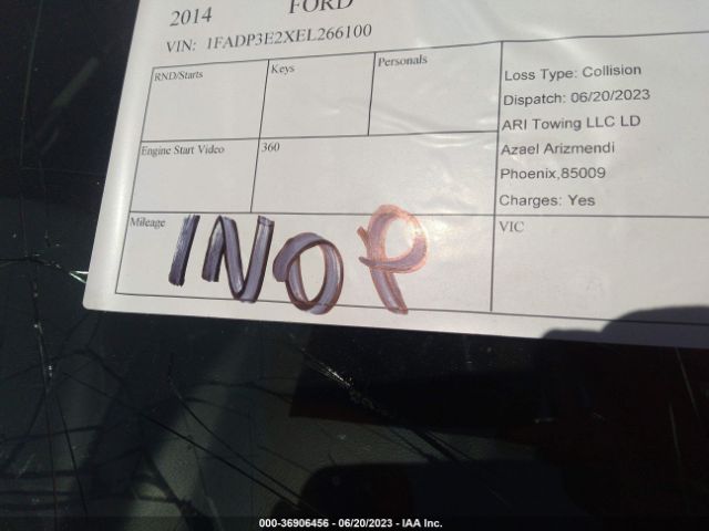 1FADP3E2XEL266100 Ford FOCUS S