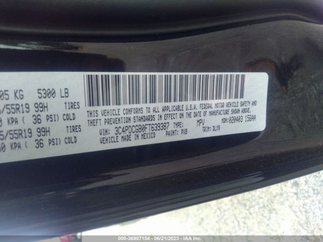 3C4PDCGB0FT639387 Dodge Journey Crossroad