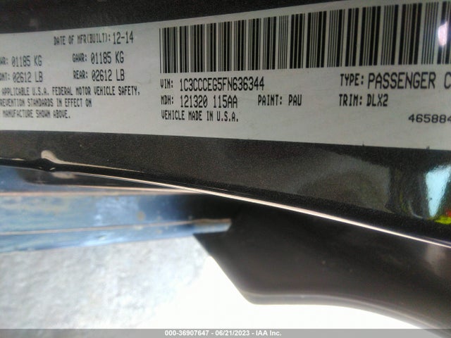 1C3CCCEG5FN636344 Chrysler 200 C