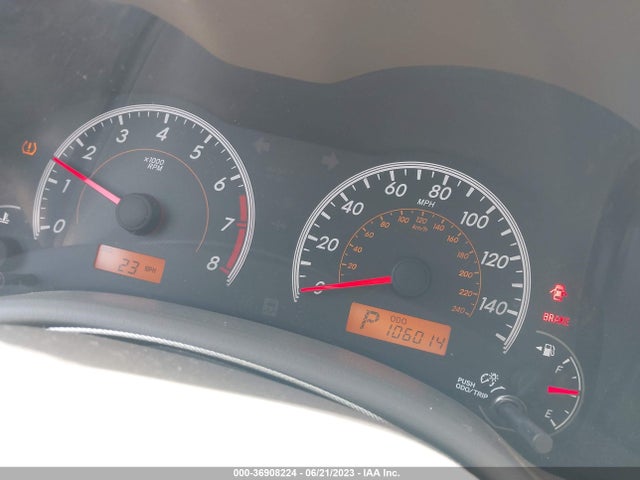 2009 TOYOTA COROLLA VIN: 2T1BU40E69C124471