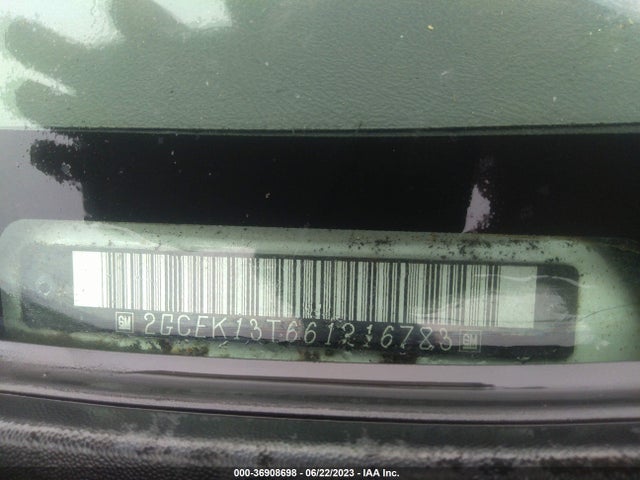 2006 CHEVROLET SILVERADO 1500 LT1 VIN: 2GCEK13T661216783