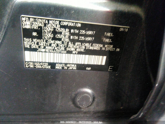 Toyota Rav4 Xle 2018 JTMWFREV6JJ207666 Image 16
