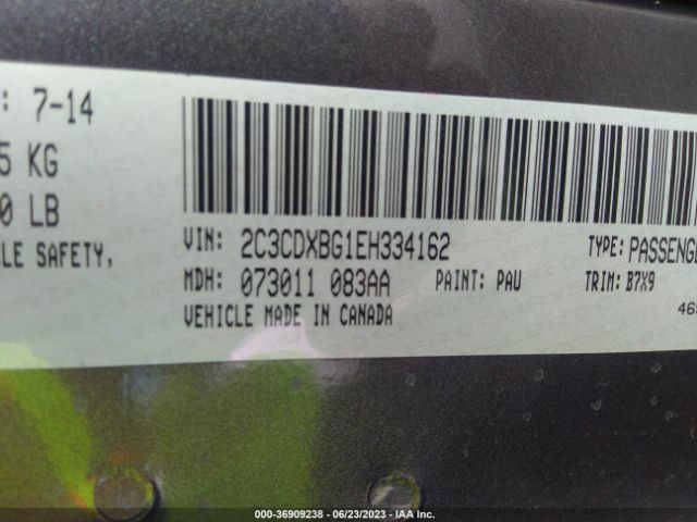 2C3CDXBG1EH334162 Dodge Charger Se