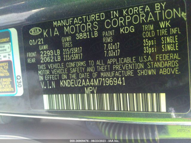 KNDEU2AA4M7196941 KIA SELTOS S