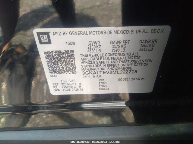 GMC Terrain Sle 2021 3GKALTEV2ML322718 Image 9