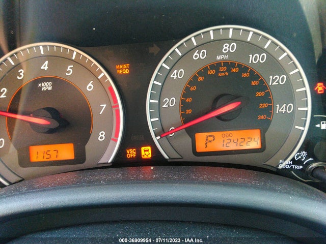 2010 TOYOTA COROLLA S VIN: 2T1BU4EE3AC244435
