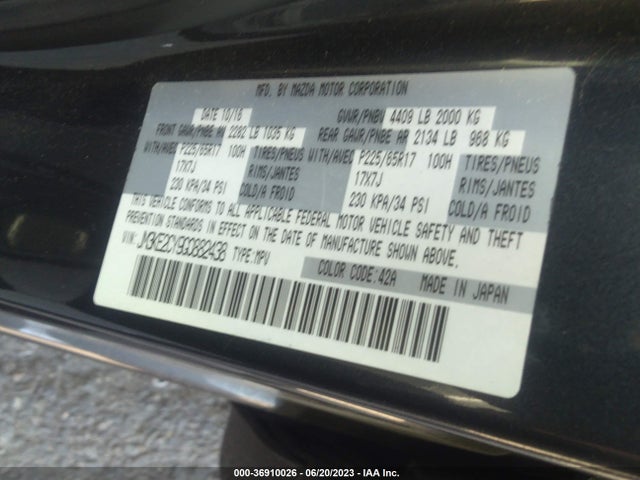 Mazda Cx-5 Touring 2016 JM3KE2CY9G0882438 Image 15