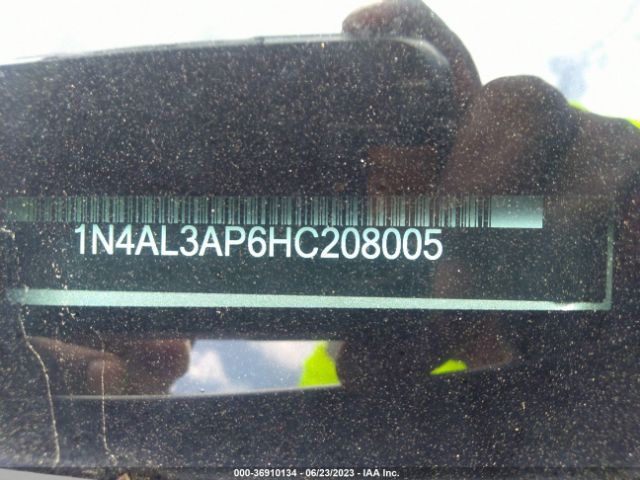 1N4AL3AP6HC208005 Nissan Altima 2.5 Sv