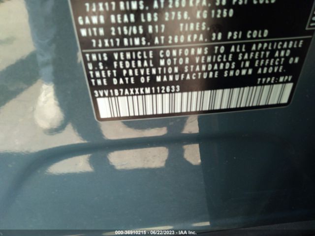 Volkswagen TIGUAN S 2019 3VV1B7AXXKM112633 Image 16