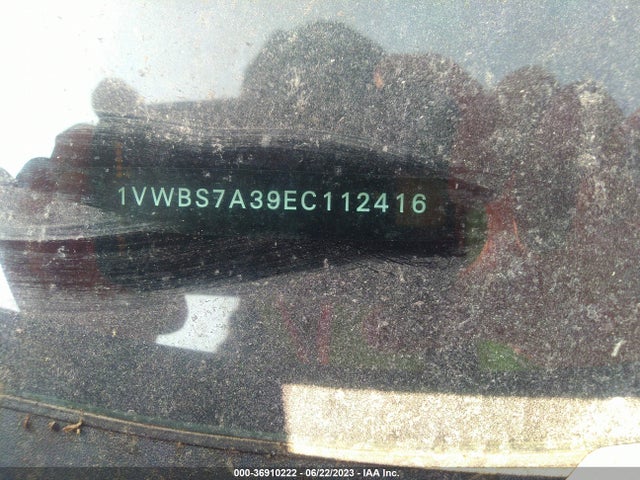 1VWBS7A39EC112416 Volkswagen Passat Se W/sunroof