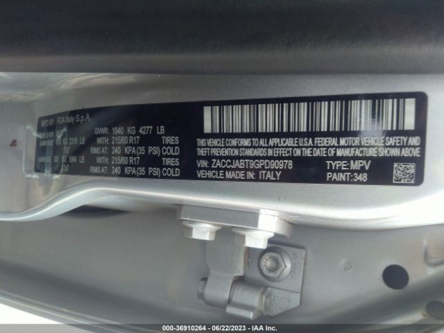 ZACCJABT9GPD90978 Jeep Renegade Latitude